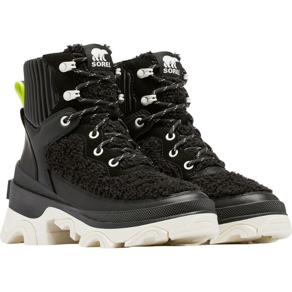 Sorel Shoes - Sorel Women's Brex Cozy Lace Bootie Sneaker Black Size 5.5 or 6.5